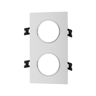 SPOT LAMPA KVADRATNA PLASTIČNA DUPLA 93X173 BIJELA