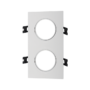 SPOT LAMPA KVADRATNA PLASTIČNA DUPLA 93X173 BIJELA