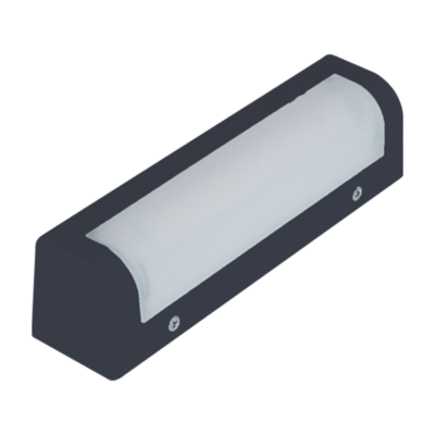 CORNER LED FIXTURE 6W 230V 4000K IP54 BLACK