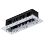 MODENA 4 MODULE RECESSED BOX WITHOUT FRAME