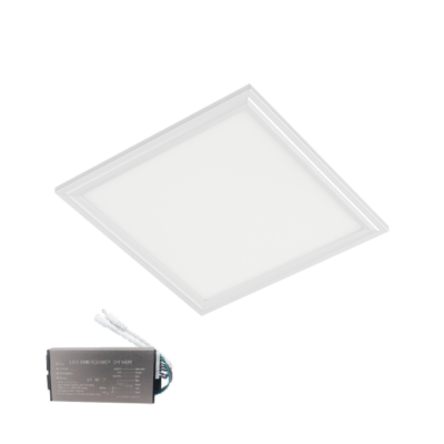 LED PANEL 45W 4000K-4300K 595mm/595mm BIJELI OKVIR DIMABILNA SA PANIK MODULOM