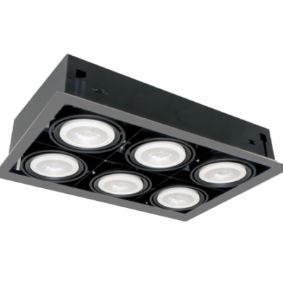 QUAD6 PAR30 6ХE27 DARK GREY