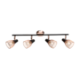 AMBIX SPOT 4XE14 CRNA/BAKAR