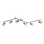 AMBIX SPOT 6XE14 CRNA/BAKAR