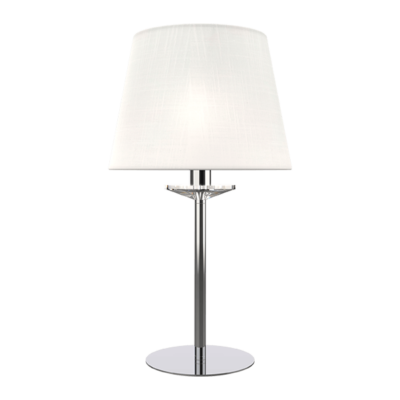 BARBARA STOLNA LAMPA 1XE14 BIJELA/KROM