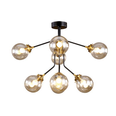 BUBBLES LUSTER 8XE14 JANTAR