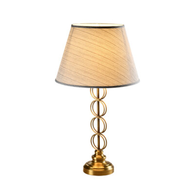 ELBA STOLNA LAMPA 1XE27 MJED/LAN
