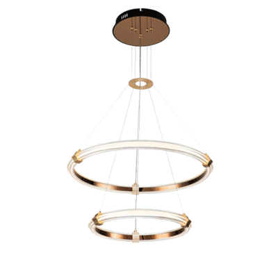 FELIX LED LUSTER 58W 3000K CRNA/ZLATNA