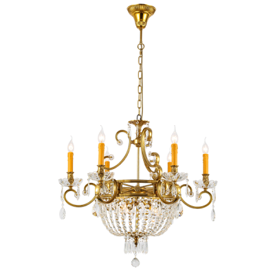 GEORGE LUSTER 9XE14 MJED/KRISTALI