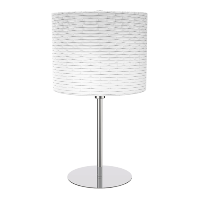 INES STOLNA LAMPA 1XE14 BIJELA/KROM