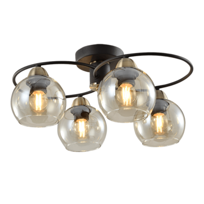 JAY LUSTER 4XE27 CRNA/BRONCA