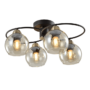 JAY LUSTER 4XE27 CRNA/BRONCA