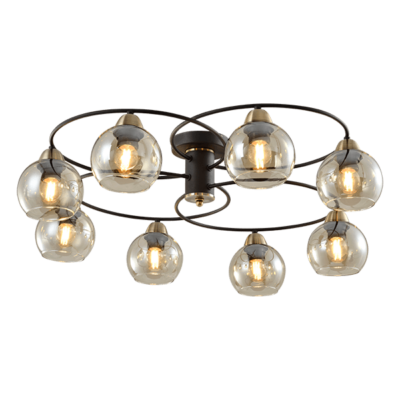JAY LUSTER 8XE27 CRNA/BRONCA