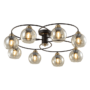 JAY LUSTER 8XE27 CRNA/BRONCA