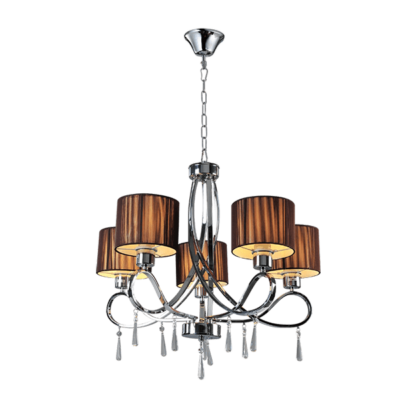 LILLY LUSTER 5XE27 KROM D650X590mm