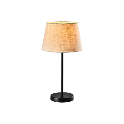 LORETO STOLNA LAMPA 1XE27 CRNA/LAN