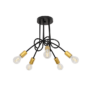 MYA LUSTER 5XE27 CRNA/MJED