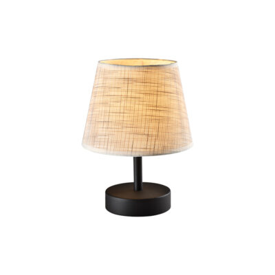 NICOLA STOLNA LAMPA 1XE27 CRNA/LAN