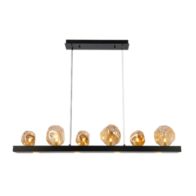ROCK LUSTER 4X5W CRNA/JANTAR