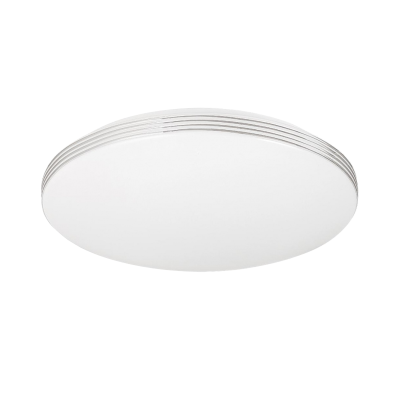 NEOS LED PLAFONJERA 18W SA DALJINSKIM BIJELA/KROM