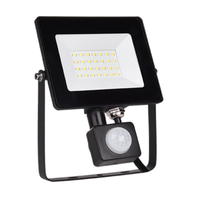 HELIOS20 LED REFLEKTOR SA SENZOROM 20W 5500K CRNI