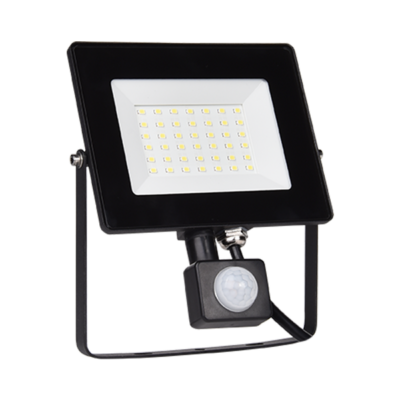 HELIOS30 LED REFLEKTOR SA SENZOROM 30W 5500K CRNI