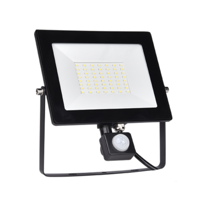 HELIOS50 LED REFLEKTOR SA SENZOROM 50W 5500K CRNI