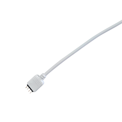 4PIN KON EKTOR SA KABLOM 20CM BIJELI