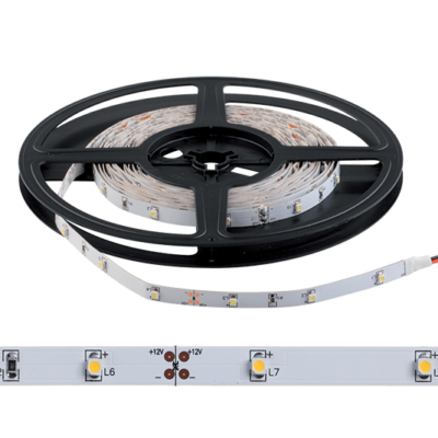 LED150(12/DC,IP20)-BLUE/5m, white PCB