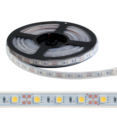 LED  TRAKA LED300 5050 12V DC IP65 60PCS/1M ŽUTA