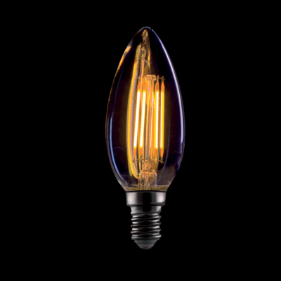 VINTAGE SVJETILJKA C37-4W E14, 220-240V, 2800-3200K,ZLATNA