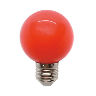 LED ŽARULJA GLOBE G45 3W E27 CRVENA