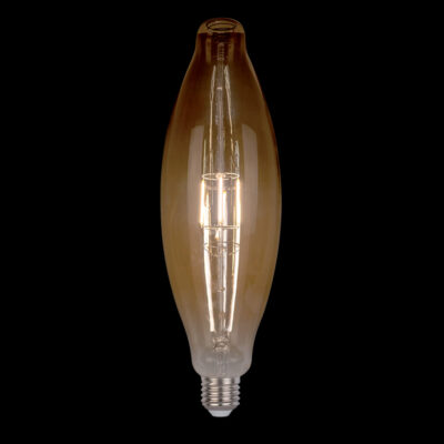 LED VINTAGE ŽARULJA DIMABILNA 8W E27 2800-3200K ZLATNO STAKLO D:125