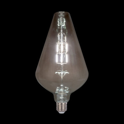 LED VINTAGE ŽARULJA DIMABILNA 8W E27 2800-3200K TAMNO STAKLO D:200