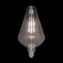 LED VINTAGE ŽARULJA DIMABILNA 8W E27 2800-3200K TAMNO STAKLO D:200