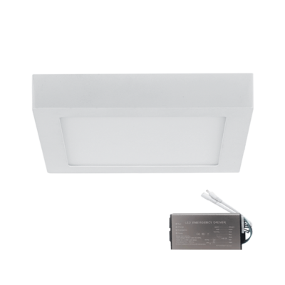 LED PANEL KVADRATNI NADGRADNI 18W 2700K SA PANIK MODULOM