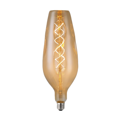 LED VINTAGE ŽARULJA DIMABILNA 4W E27 2200K D120 ZLATNO STAKLO