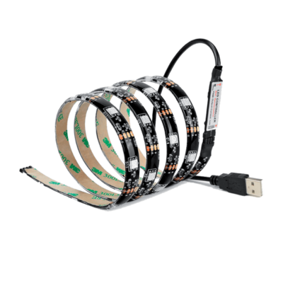 USB LED TRAKA 5050 5VDC 30PCS / M IP20 RGB 3m