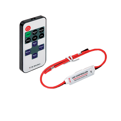 RF MINI LED BEŽIČNI DIMMER 5A SA DALJINSKIM UPRAVLJAČEM