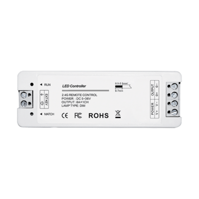 RF LED PRIJEMNIK DIMABILNI 5-36VDC 1-KANAL
