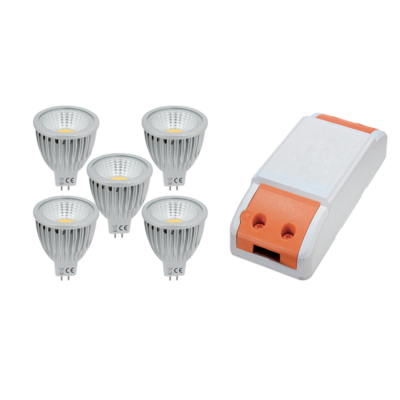 LED DRIVER 36W+ 5X LED3 5W 4000K MR16