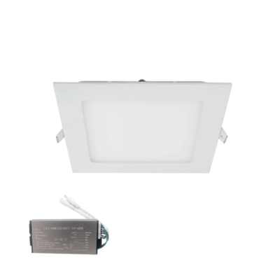 STELLAR LED PANEL KVADRATNI UGRADNI 12W 6500K SA PANIK MODULOM