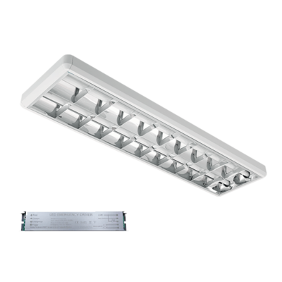 LENA-V SA LED (1200MM) 2X18W 6400K NADGRADNI 1230X330mm SA PANIK MODULOM