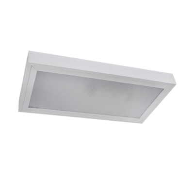 PRIZMATIČNO LED RASVJETNO TIJELO 2X9W NADGRADNI 6400K 608X308mm