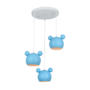 MICKEY VISILICA 3XE27 PLAVA