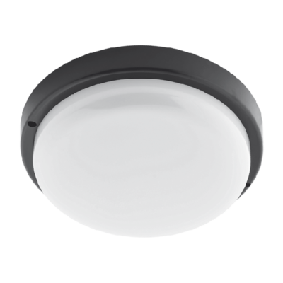 LED PLAFONJERA 15W 4000K IP54 CRNA