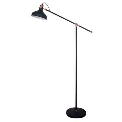 JOHN PODNA SVJETILJKA 1XE27 CRNA H1500mm