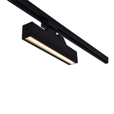 TRAČNI REFLEKTOR T30 2-LINIJE 12W 30&degCCT CRNI