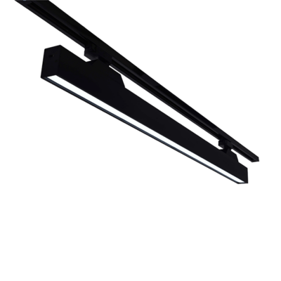 TRAČNI REFLEKTOR T30 4-LINIJE 24W 30&degCCT CRNI