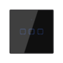 WI-FI SMART TOUCH EU 3 GANG 1 WAY SWITCH BLACK